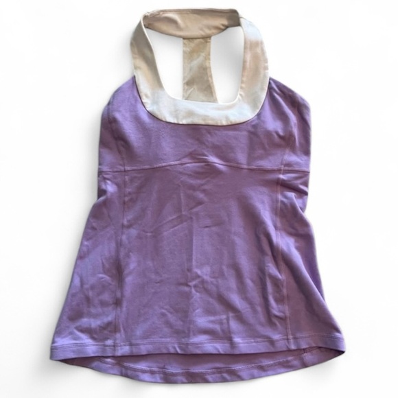 Lululemon tank top. Size 10. Lavender white - Picture 1 of 5